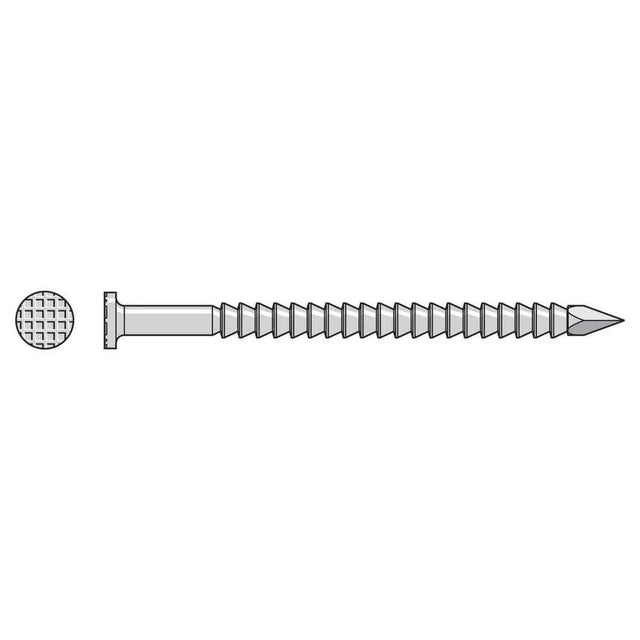 Simpson Strong-Tie S3ACDRWVR1 (1-1/4" x .072") Cedar Trim Nail Type 304 Stainless Steel (1 lb. Tub)