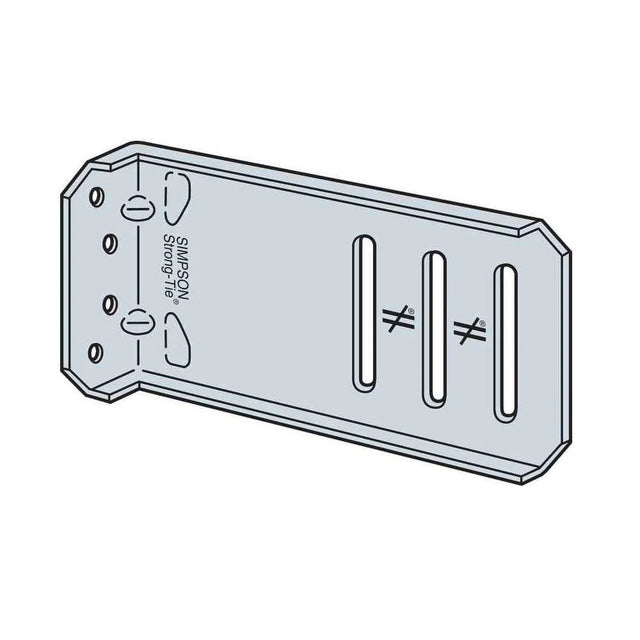 Simpson Strong-Tie SCB47.5-KT (7-1/2" 16-Gauge) Slide-Clip Connector with Screws (25 Pack)