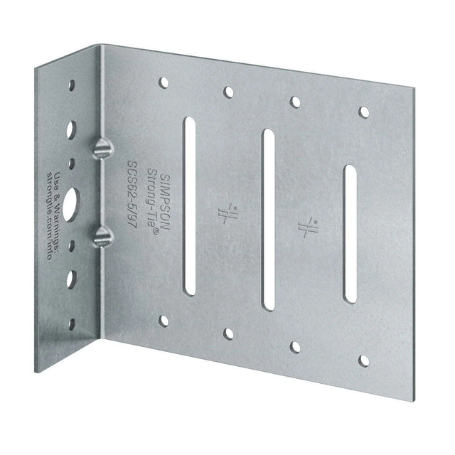 Simpson SCS62-5/97-KT25 Strong-Tie Seismic Bypass Framing Slide Clip 12-Gauge with Screws (25 Pack) for Cold-Formed Steel Construction