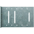 Simpson SCS82-5/118-KT25 Strong-Tie Seismic Bypass Framing Slide Clip with Screws 10-Gauge 8" x 5" (25 Pack) - Vertical Deflection Connector for Seismic Applications