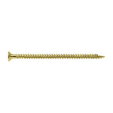 Simpson Strong-Tie SDCF22614-R50 Strong-Drive (0.590" x 6-1/4") T40 Yellow Zinc Timber-CF Screw, Flat Head w/ Nibs (50 Pack)