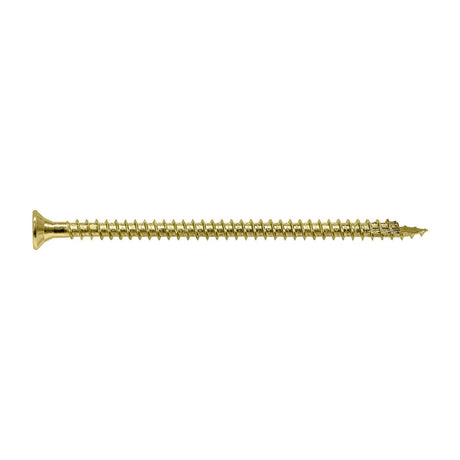Simpson Strong-Tie SDCF22614-R50 Strong-Drive (0.590" x 6-1/4") T40 Yellow Zinc Timber-CF Screw, Flat Head w/ Nibs (50 Pack)