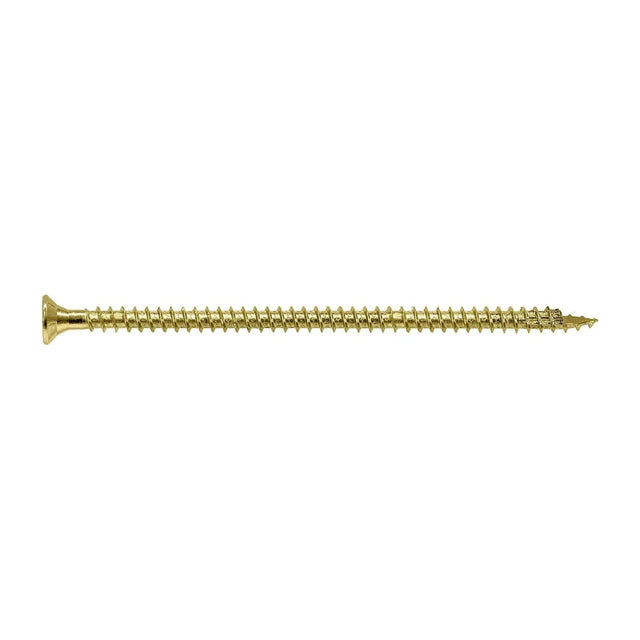 Simpson Strong-Tie SDCF22700-R50 Strong-Drive (0.590" x 7") T40 Yellow Zinc Timber-CF Screw, Flat Head w/ Nibs (50 Pack)
