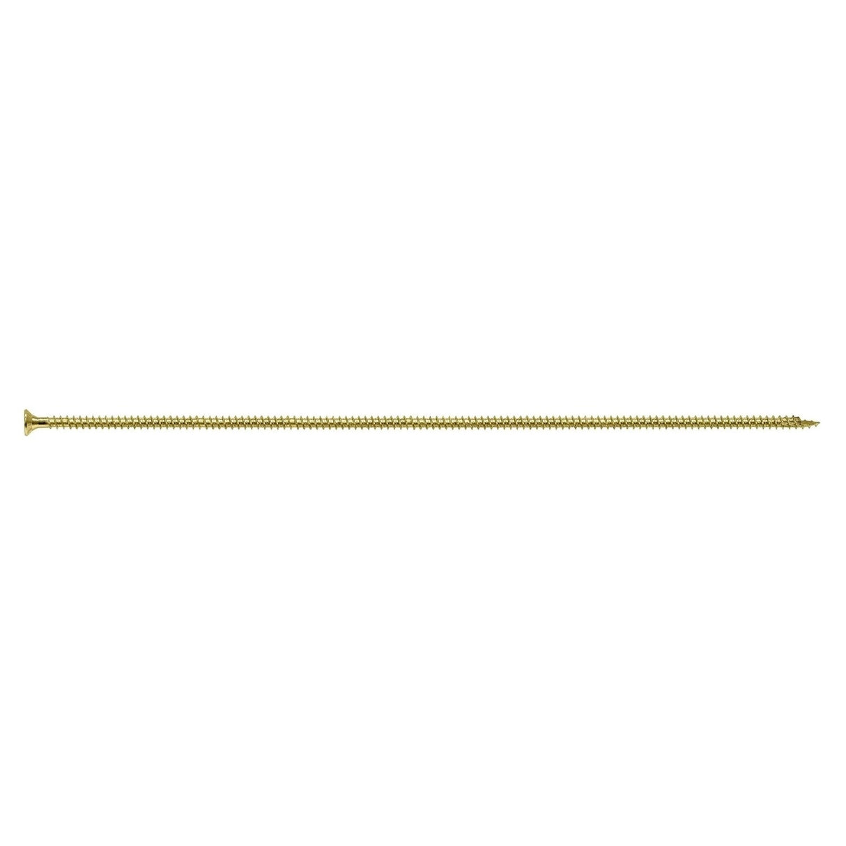 Simpson Strong-Tie SDCF272358-R25 Strong-Drive (0.725" x 23-5/8") T50 Yellow Zinc Timber-CF Screw, Flat Head w/ Nibs (25 Pack)