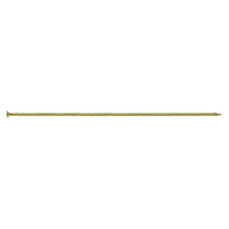 Simpson Strong-Tie SDCF272358-R25 Strong-Drive (0.725" x 23-5/8") T50 Yellow Zinc Timber-CF Screw, Flat Head w/ Nibs (25 Pack)