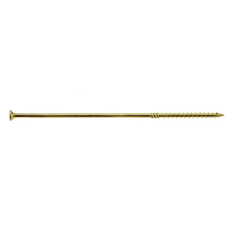 Simpson Strong-Tie SDCP221100-R50 Strong-Drive (0.575" x 11") T40 Yellow Zinc SDCFC Timber-CFC Screw, Flat Head w/ Nibs (50 Pack)