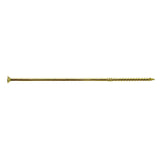 Simpson Strong-Tie SDCP221134-R50 Strong-Drive (0.575" x 11-3/4") T40 Yellow Zinc SDCFC Timber-CFC Screw, Flat Head w/ Nibs (50 Pack)
