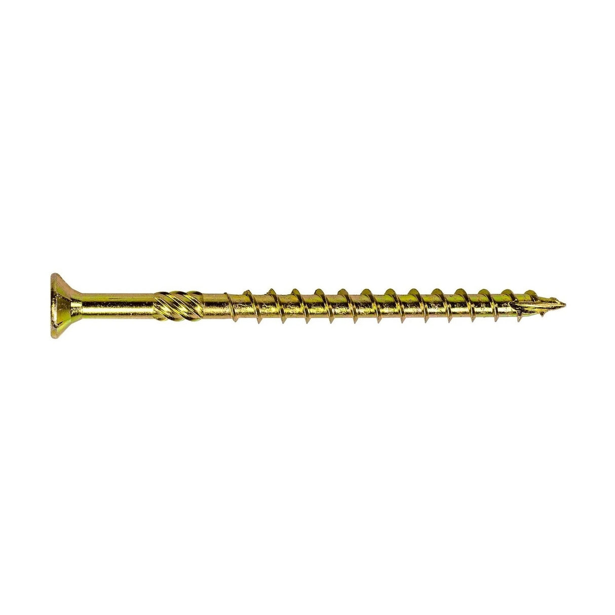 Simpson Strong-Tie SDCP22434-R50 Strong-Drive (0.225" x 4-3/4") T40 Yellow Zinc SDCFC Timber-CFC Screw, Flat Head w/ Nibs (50 Pack)