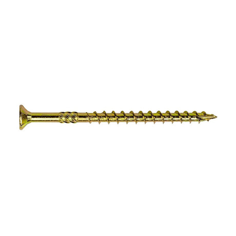Simpson Strong-Tie SDCP22434-R50 Strong-Drive (0.225" x 4-3/4") T40 Yellow Zinc SDCFC Timber-CFC Screw, Flat Head w/ Nibs (50 Pack)