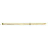 Simpson Strong-Tie SDCP22912-R50 Strong-Drive (0.225" x 9-1/2") T40 Yellow Zinc SDCFC Timber-CFC Screw, Flat Head w/ Nibs (50 Pack)