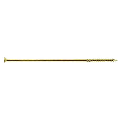 Simpson Strong-Tie SDCP271400-R25 Strong-Drive (0.275" x 14") T40 Yellow Zinc SDCFC Timber-CFC Screw, Flat Head w/ Nibs (25 Pack)