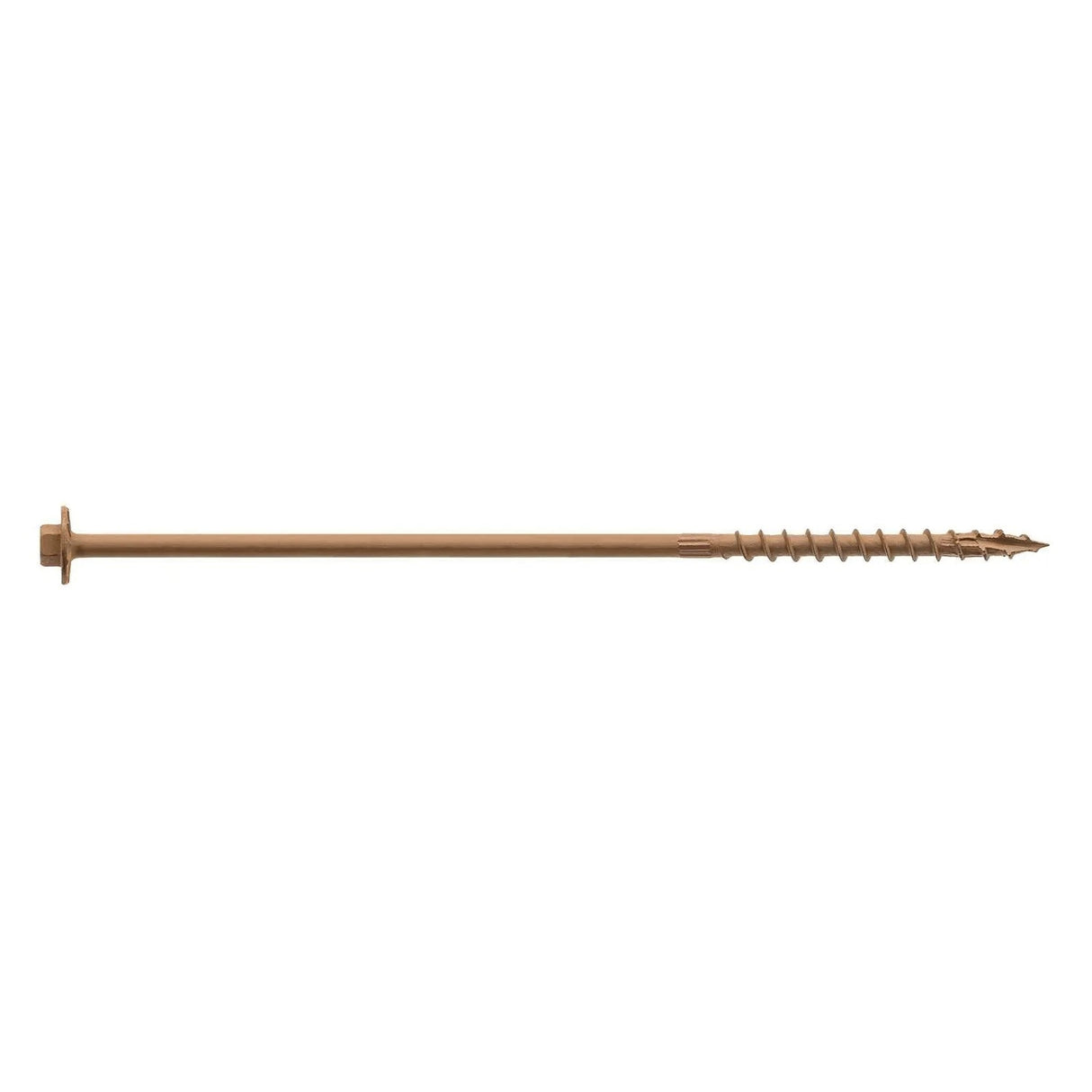 Simpson Strong-Tie SDWH19800DB-RP1 Strong-Drive (0.195" x 8" x 5/16" Hex) SDWH Timber-Hex Screw with Double-Barrier Coating