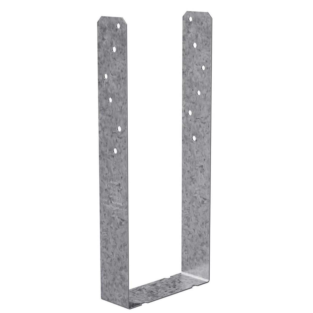 Simpson Strong-Tie SPH4R (4-1/16" x 8-1/2") 18Ga Galvanized Heavy U-Shaped Stud Plate Tie