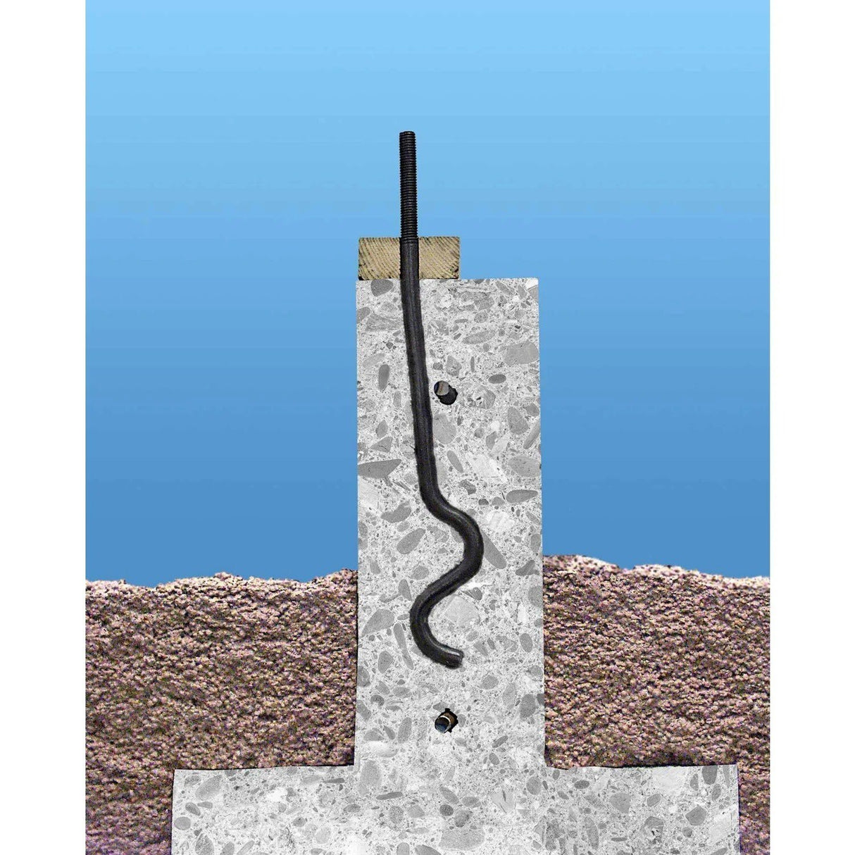 Simpson Strong-Tie SSTB16HDG (5/8 in. x 17-5/8 in.) Hot-Dip Galvanized Anchor Bolt - 2