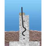 Simpson Strong-Tie SSTB16HDG (5/8 in. x 17-5/8 in.) Hot-Dip Galvanized Anchor Bolt - 2