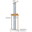Simpson Strong-Tie SSW15-2KT Strong-Wall Steel Two-Story Stacked-Wall Connection Kit for 15" Walls