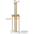 Simpson Strong-Tie SSW21-2KT Strong-Wall Steel Two-Story Stacked-Wall Connection Kit for High Load Multi-Story Applications