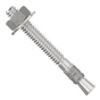 Simpson Strong-Tie STB2-25214S4F100 Strong Bolt (1/4" x 2-1/4") Stainless Steel 2 Wedge Anchor - Fully Assembled (100 Pack)