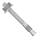 Simpson Strong-Tie STB2-25214S4F100 Strong Bolt (1/4" x 2-1/4") Stainless Steel 2 Wedge Anchor - Fully Assembled (100 Pack)