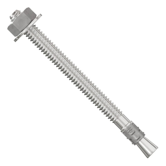 Simpson Strong-Tie STB2-25314S4F100 Strong Bolt (1/4" x 3-1/4") Fully Assembled 2 Wedge Anchor - Type 304 (100 Pack)