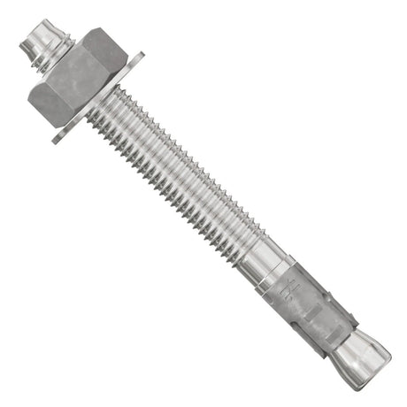 Simpson Strong-Tie STB2-50434S4F25 Strong Bolt (1/2" x 4-3/4") Stainless-Steel Wedge Anchor - Fully Assembled (25 Pack)