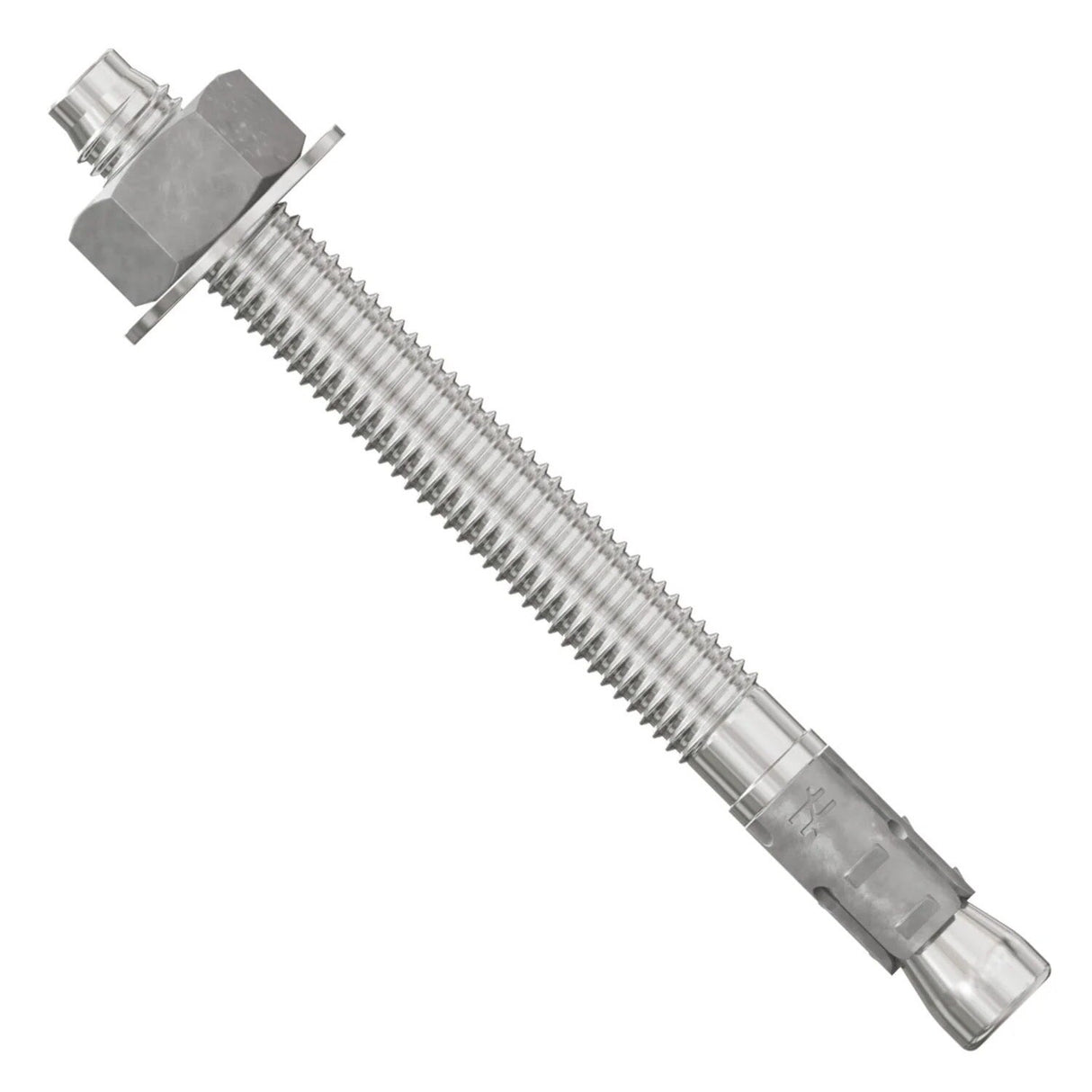 Simpson Strong-Tie STB2-50512S4F25 (1/2" x 5-1/2") Strong-Bolt 2 Wedge Anchor Type 304 Stainless-Steel for Concrete Applications (25 Pack)