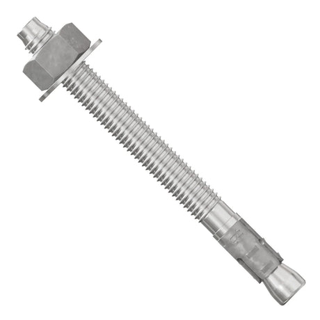 Simpson Strong-Tie STB2-50512S6F25 Strong Bolt (1/2" x 5-1/2") Stainless-Steel Wedge Anchor - Fully Assembled (25 Pack)