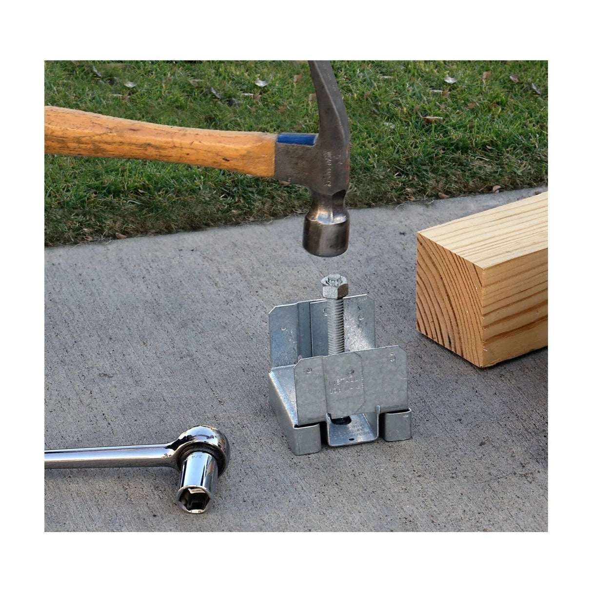 Simpson Strong-Tie STB2-751200MGF4 Strong Bolt (3/4" x 12") Mechanically Galvanized 2 Wedge Anchor (4 Pack) - 2