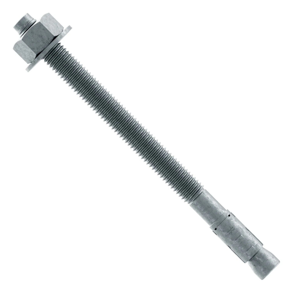 Simpson Strong-Tie STB2-75512MGF10 (3/4" x 5-1/2") Strong-Bolt 2 Mechanically Galvanized Wedge Anchor, Fully Assembled (10 Pack)