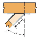 Simpson Strong-Tie SUL5.12/11 (5" x 11-7/8") Galvanized Left-Skewed U-Shaped Hanger - 5