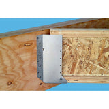 Simpson Strong-Tie SUR2.37/11 (2-1/4 to 2-5/16" x 11-7/8") Galvanized Right-Skewed U-Shaped Hanger - 3