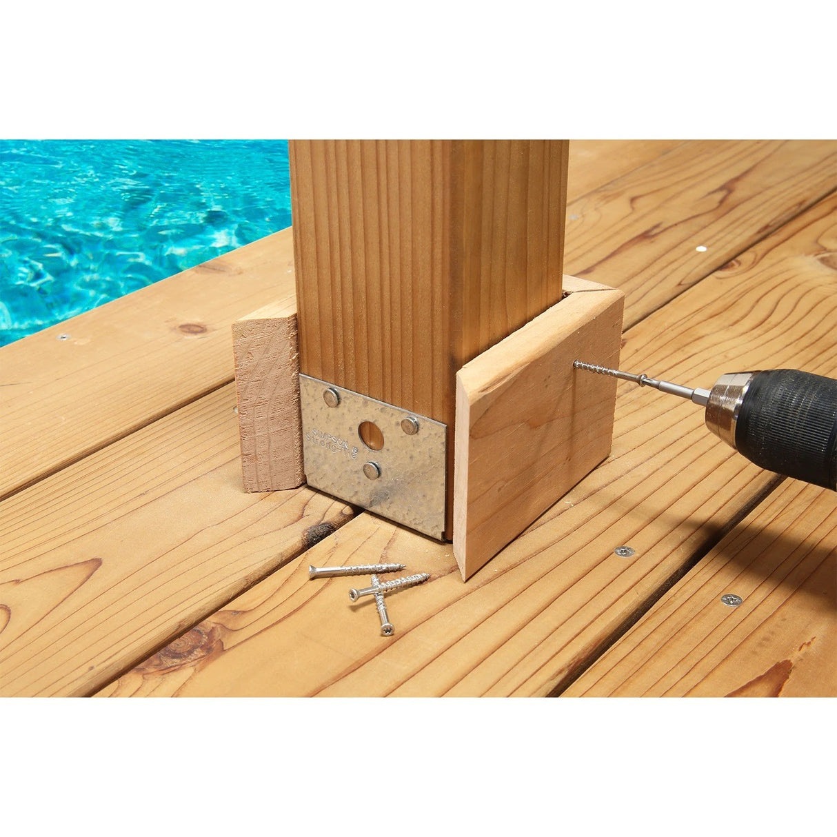 Simpson Strong-Tie T10300WPR770 Deck-Drive (#10 x 3") T-25 DWP Wood SS Screw, Flat Head, Type 316 (770 Pack) - 8