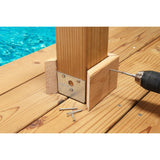 Simpson Strong-Tie T10300WPR770 Deck-Drive (#10 x 3") T-25 DWP Wood SS Screw, Flat Head, Type 316 (770 Pack) - 8