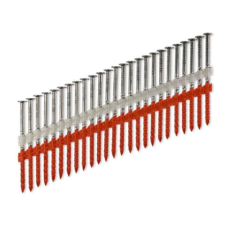 Simpson Strong-Tie T10S350CNJ (3-1/2") 20 Degree-22 Degree Plastic Strip, Full Round Head, Screw-Shank Nail (1000 Pack)
