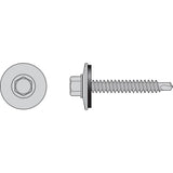 Simpson Strong-Tie T12150XOC Self-Drilling Hex-Washer-Head Screw with EPDM Sealing Washer (100 Pack) - 3