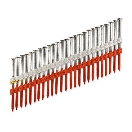 Simpson Strong-Tie T12A237CNJ (2-3/8" x 8d) 12Ga 20 Degree-22 Degree Plastic Strip, Full Round Head Ring Shank Nail (1000 Pack)