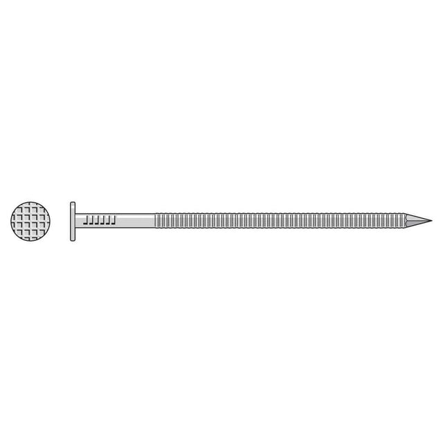 Simpson Strong-Tie T4PCS1 (1-1/2" x .120") Fiber-Cement Siding Nail, Type 316 Stainless Steel (1 lb. Tub)