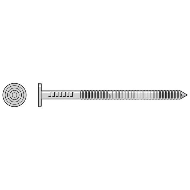 Simpson Strong-Tie T6KR51 (2" x 5/32") Premium Siding Nail, Type 316 Stainless Steel (1 lb. Tub)