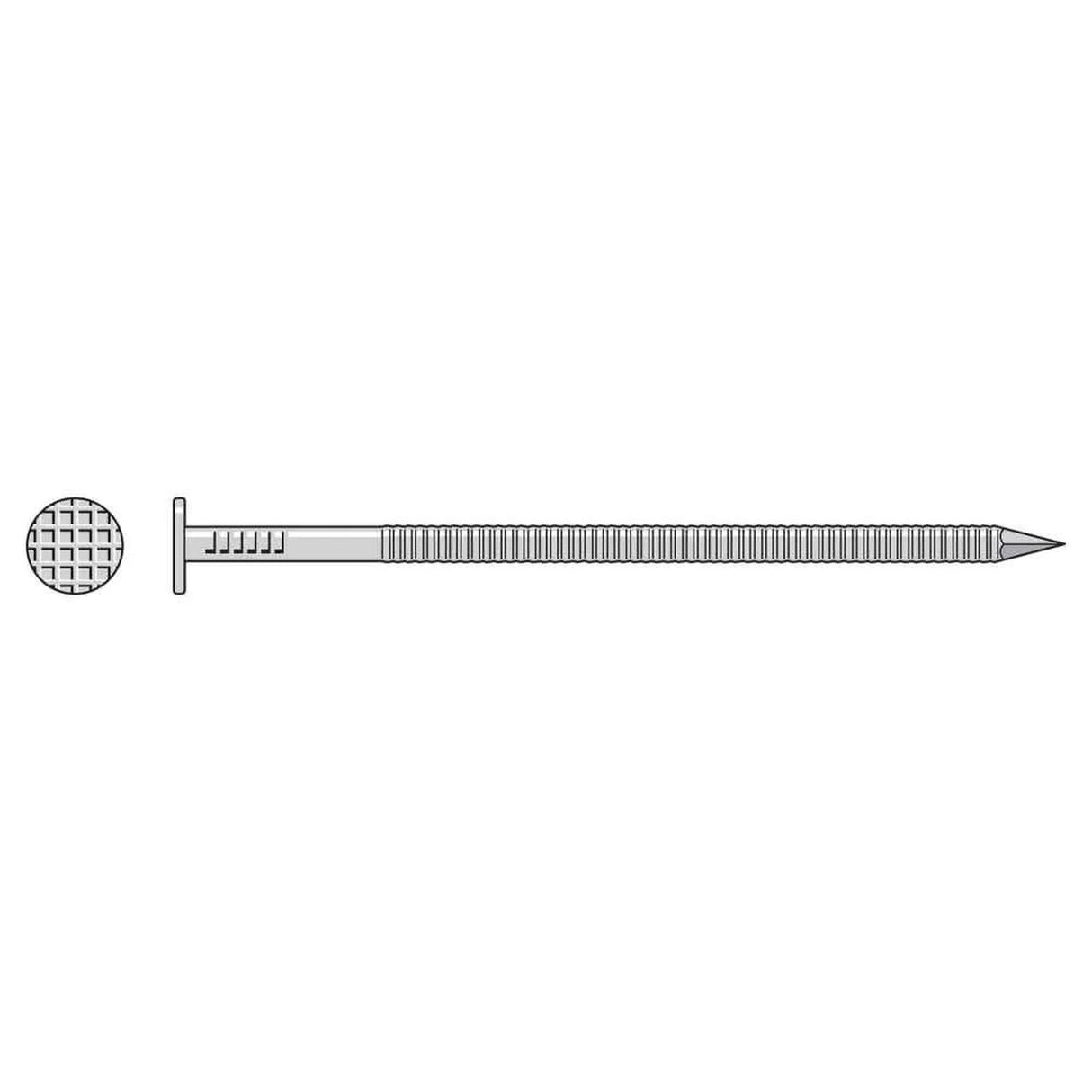 Simpson Strong-Tie T6PCS1 (2" x 0.120") Fiber-Cement Siding Nail, Type 316 Stainless Steel (1 lb. Tub)