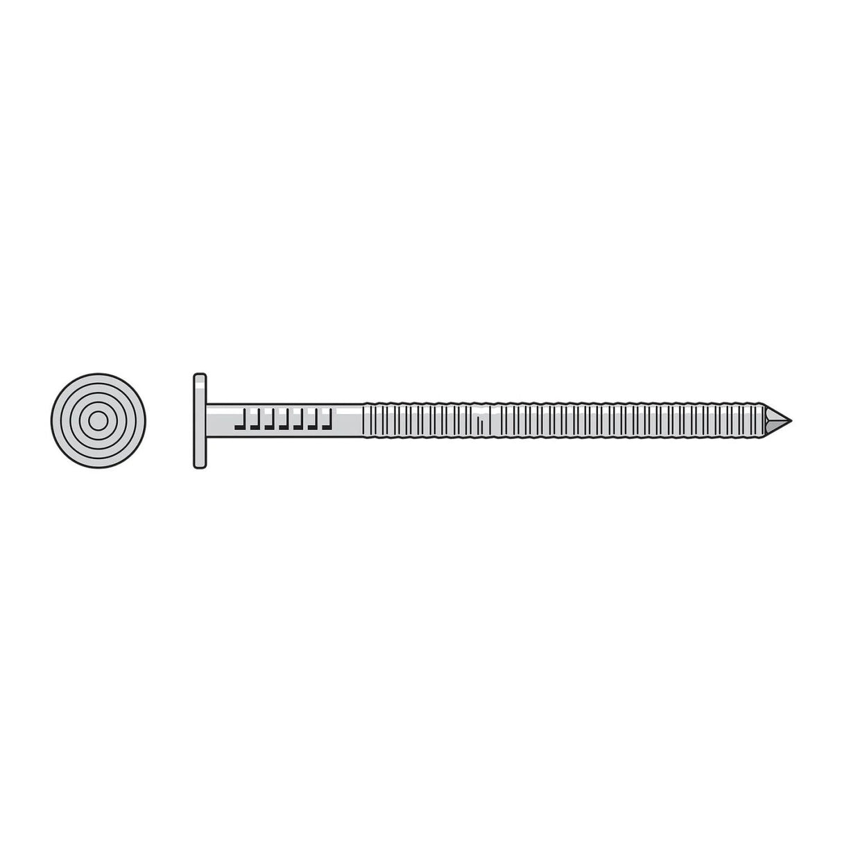 Simpson Strong-Tie T8KR5B (2-1/2" x 5/32" Head Diameter) Premium Siding Nail, Type 316 Stainless Steel (25 lb. Tub)