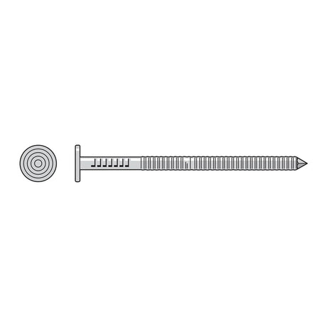 Simpson Strong-Tie T8KR5B (2-1/2" x 5/32" Head Diameter) Premium Siding Nail, Type 316 Stainless Steel (25 lb. Tub)
