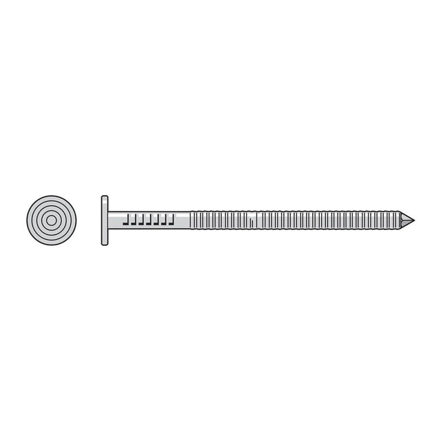 Simpson Strong-Tie T8KR5B (2-1/2" x 5/32" Head Diameter) Premium Siding Nail, Type 316 Stainless Steel (25 lb. Tub)