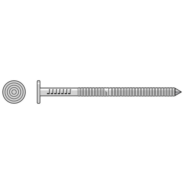 Simpson Strong-Tie T8KR75 (2-1/2" x 7/32") Premium Siding Nail - Type 316 Stainless Steel (5 lb. Tub)