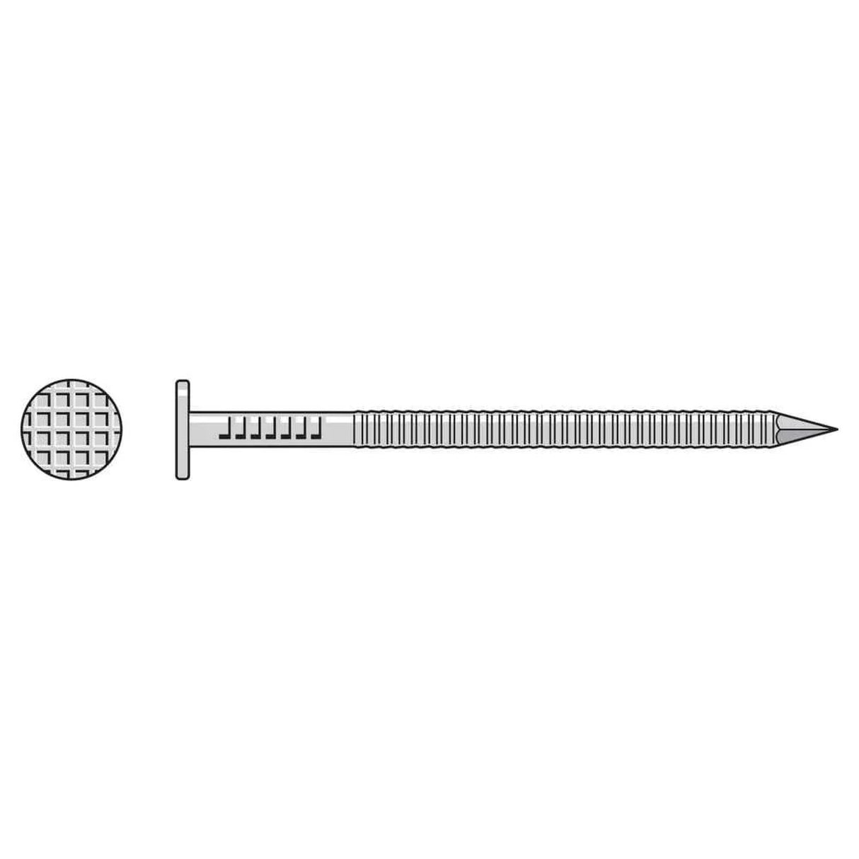 Simpson Strong-Tie T8SN7B (2-1/2 in. x .092 in.) Shake and Shingle Siding/Roofing Nail - Type 316 (25 lb.)