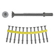 Simpson TFG1475S Quik Drive 3" #14 Collated Wood-to-Steel Screw N2000 Galvanized - For Structural Wood-to-Metal Fastening (750 Pack)