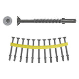 Simpson TFG1475S Quik Drive 3" #14 Collated Wood-to-Steel Screw N2000 Galvanized - For Structural Wood-to-Metal Fastening (750 Pack)