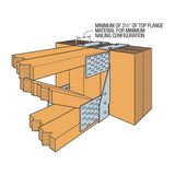 Simpson Strong-Tie THAC418 (4" x 18") Adjustable Concealed-Flange Truss Hanger - 2