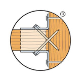 Simpson Strong-Tie THAC422 (4" x 18") Adjustable Concealed-Flange Truss Hanger - 3