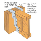 Simpson Strong-Tie THAI2.1/22 Adjustable I-Joist Truss Hanger G90 Galvanized - 2