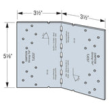 Simpson Strong-Tie TJC57 (5-1/8 in. x 7 in.) Adjustable Jack Truss Connector - G90 Galvanized - 2